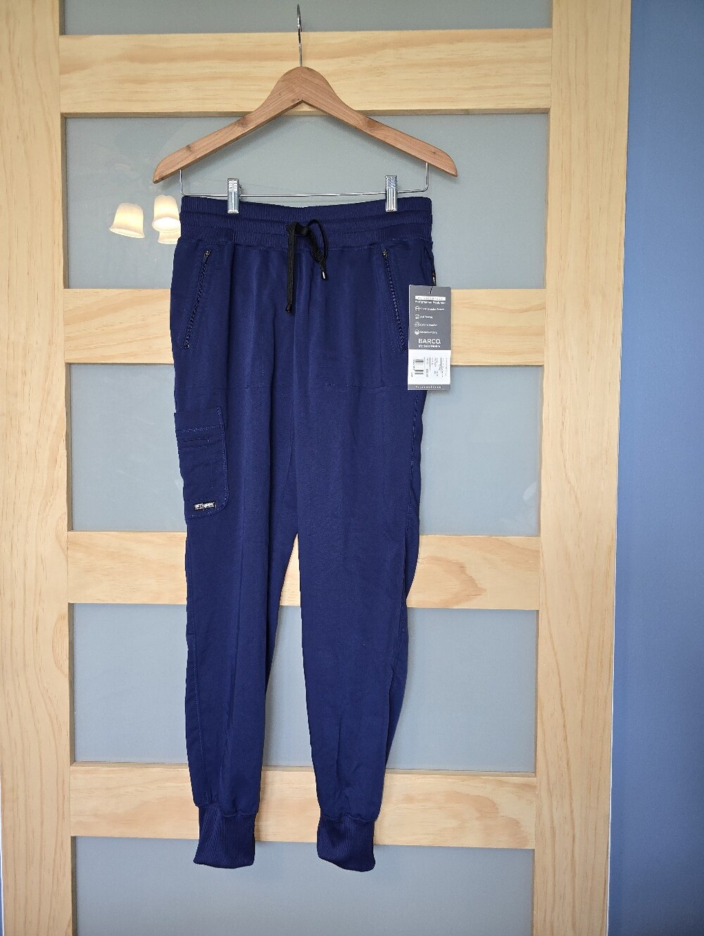 Grey's Anatomy Navy Drawstring Jogger Pants with Cargo Pocket